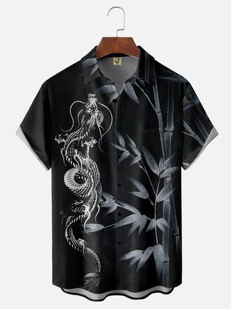 Bamboo Dragon Hawaiian Shirt: Stay Cool in Style