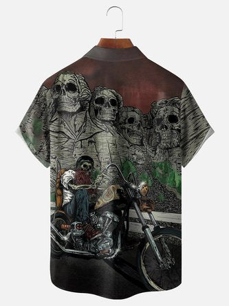 Bearded Skull Cycling Hawaiian Shirt: Stay Dry in Style!