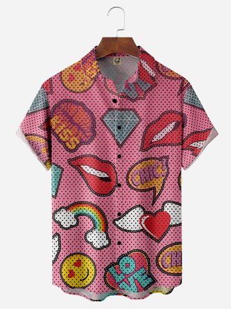 Abstract Summer Aloha Shirt - Perfect for Your Hawaiian Outfit