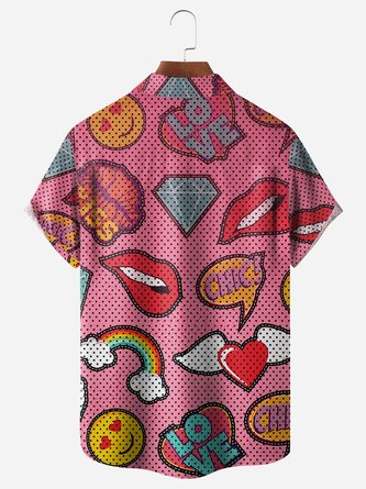 Abstract Summer Aloha Shirt - Perfect for Your Hawaiian Outfit