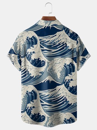 Beachy Vibes: Painting Summer Vacation Hawaiian Shirt for Men