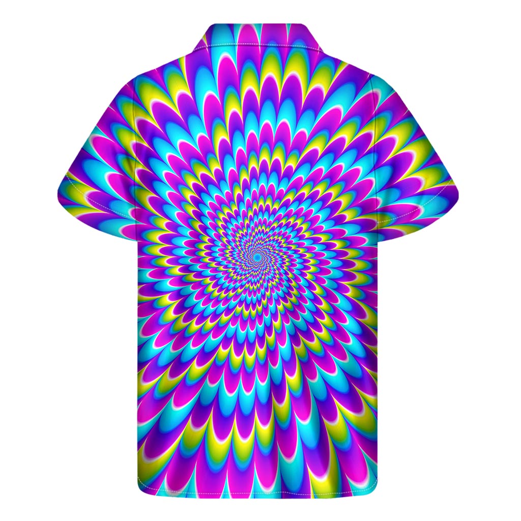 Abstract Dizzy Hawaiian Style Short Sleeve Shirt - 2