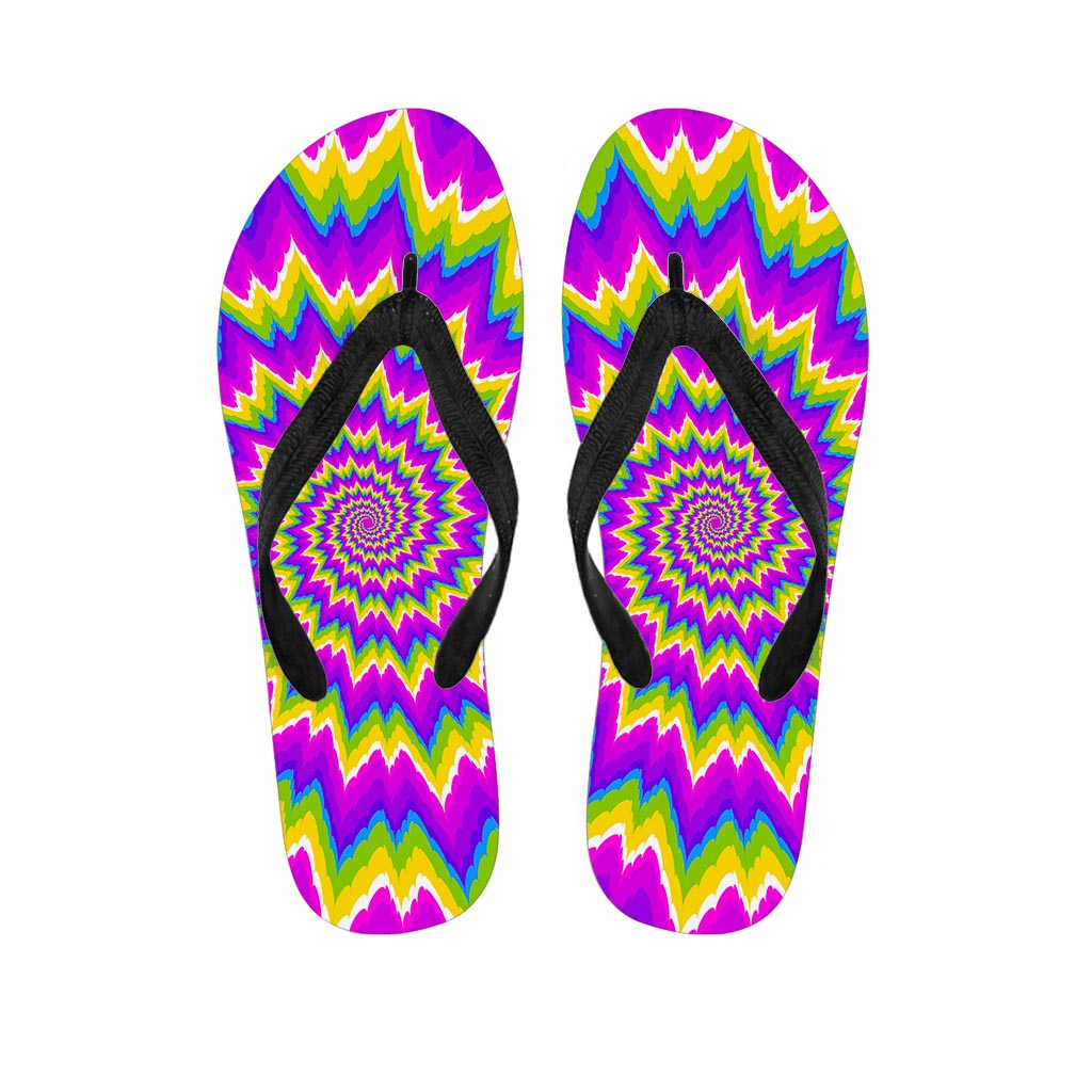 Abstract Spiral Hawaiian Flip Flops for the Perfect Island Outfit - 1