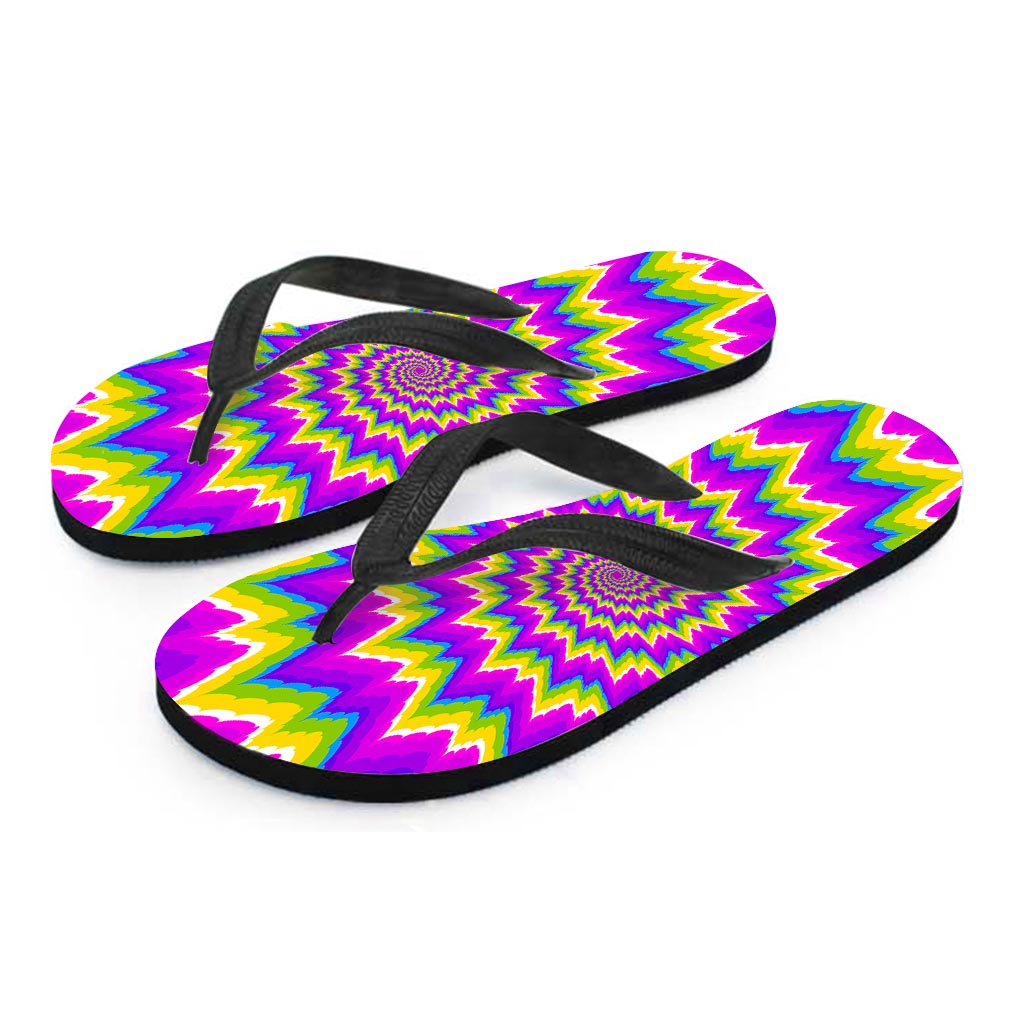 Abstract Spiral Hawaiian Flip Flops for the Perfect Island Outfit - 2