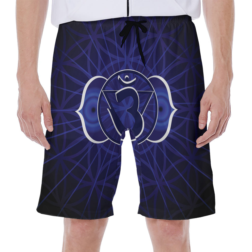 Ajna Chakra Tropical Bliss: Men&#39;s Hawaiian Beach Shorts - 1