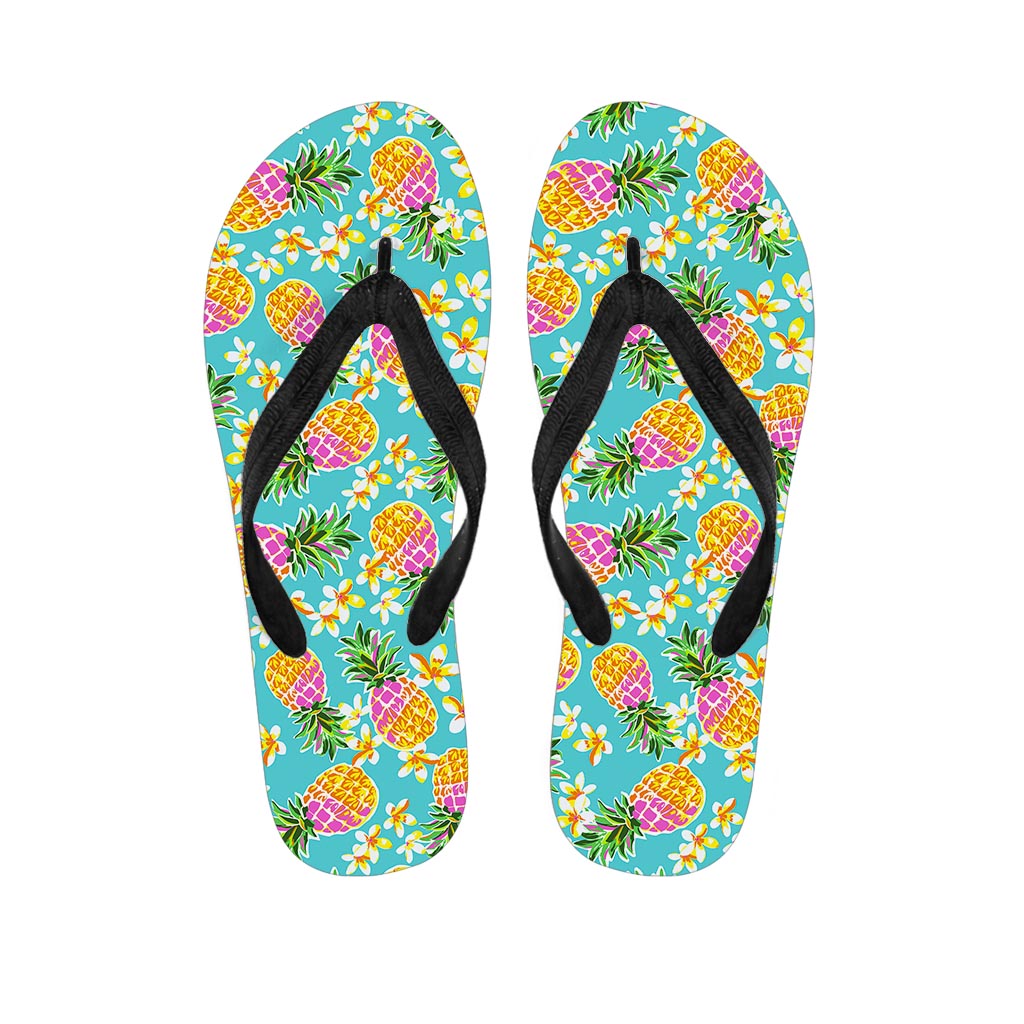 Aloha Summer: Pineapple Pattern Hawaiian Flip Flops to Complete Your Outfit - 1