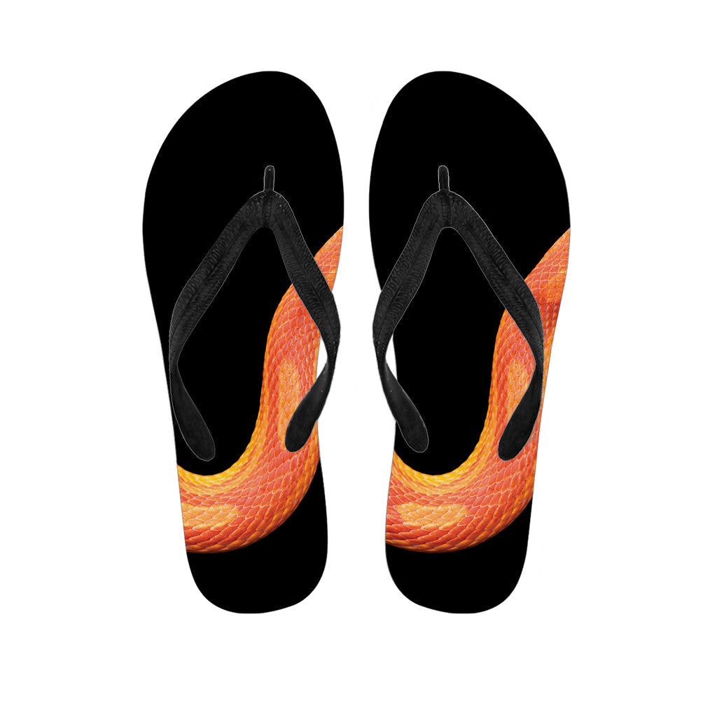 Amel Motley Corn Snake Print Hawaiian Flip Flops - Complete Your Tropical Outfit! - 1