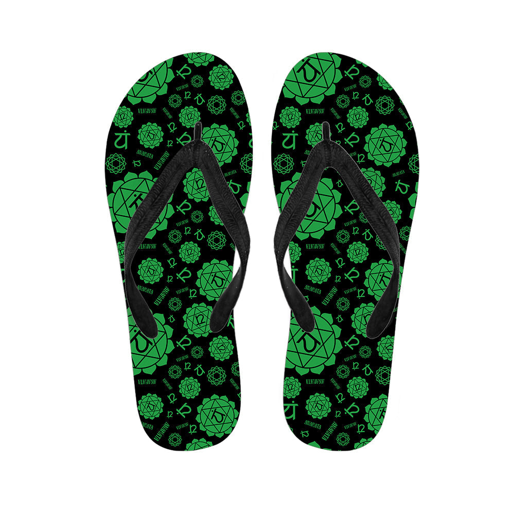 Anahata Chakra Hawaiian Outfit: Stylish Flip Flops for Island Vibes - 1