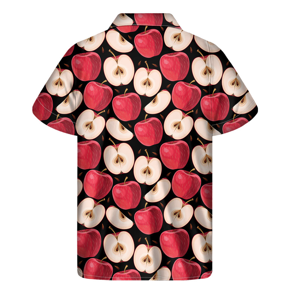 Apple Pattern Hawaiian Short Sleeve Shirt: Embrace the Aloha Spirit - 2