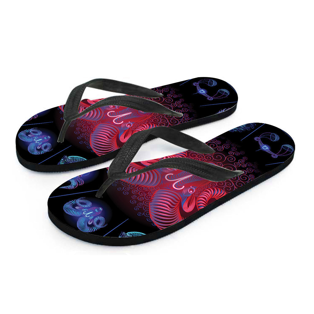 Aries Astrological Sign Hawaiian Flip Flops: The Perfect Addition to Your Hawaiian Outfit - 1