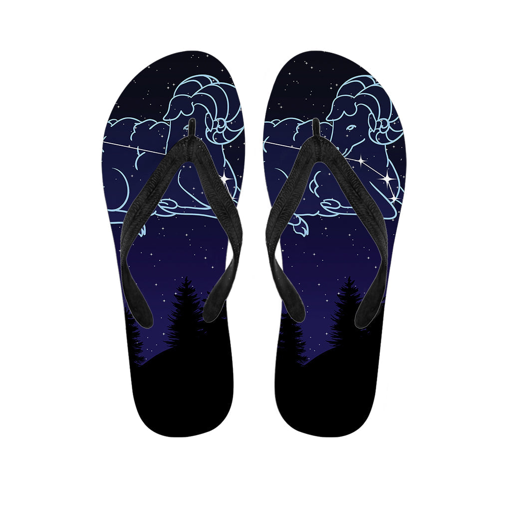 Aries Constellation Hawaiian Style Flip Flops &amp; Outfit - 1