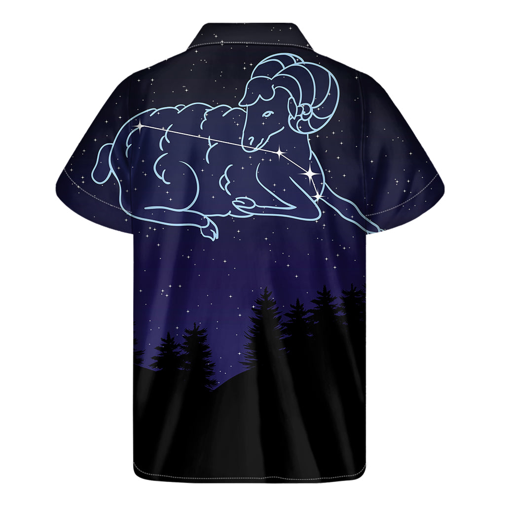 Aries Constellation Hawaiian Short Sleeve Shirt - 2