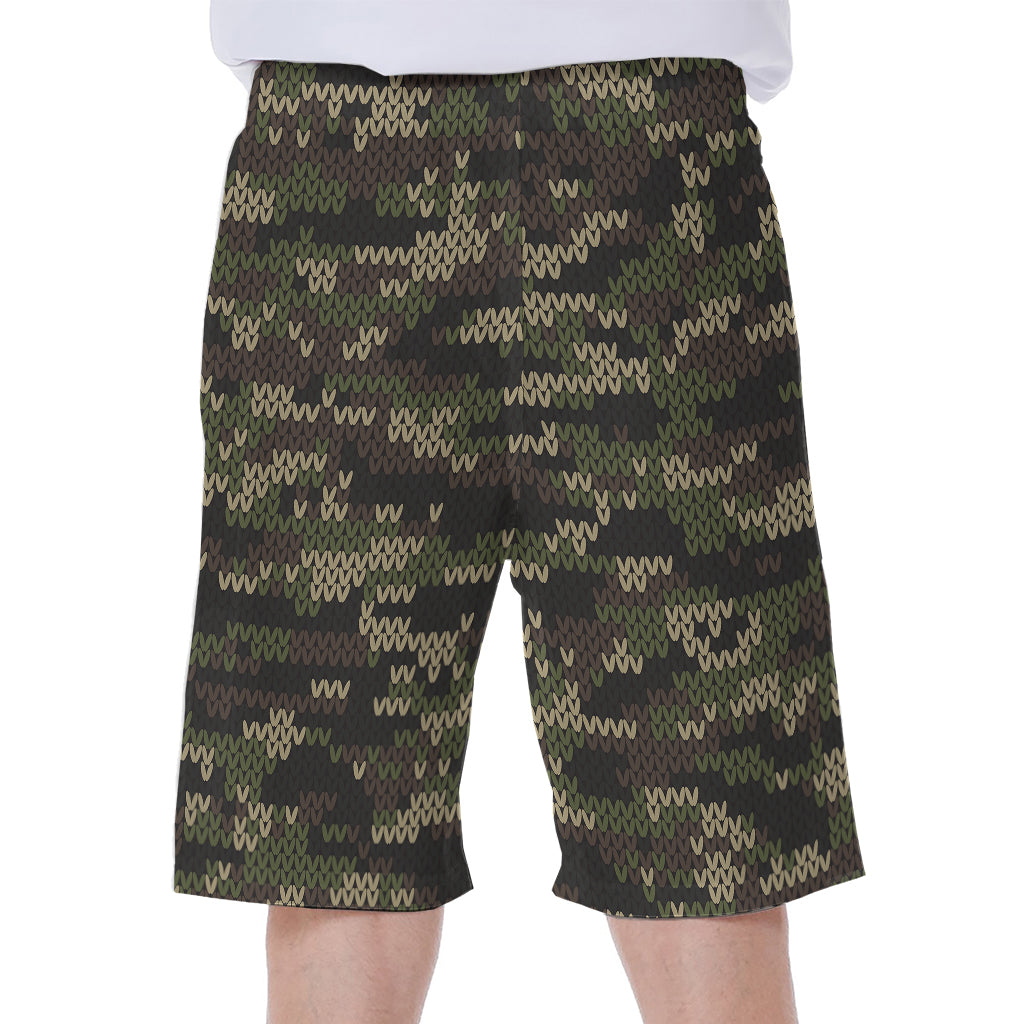 Army Camouflage Hawaiian Men's Beach Shorts - 1