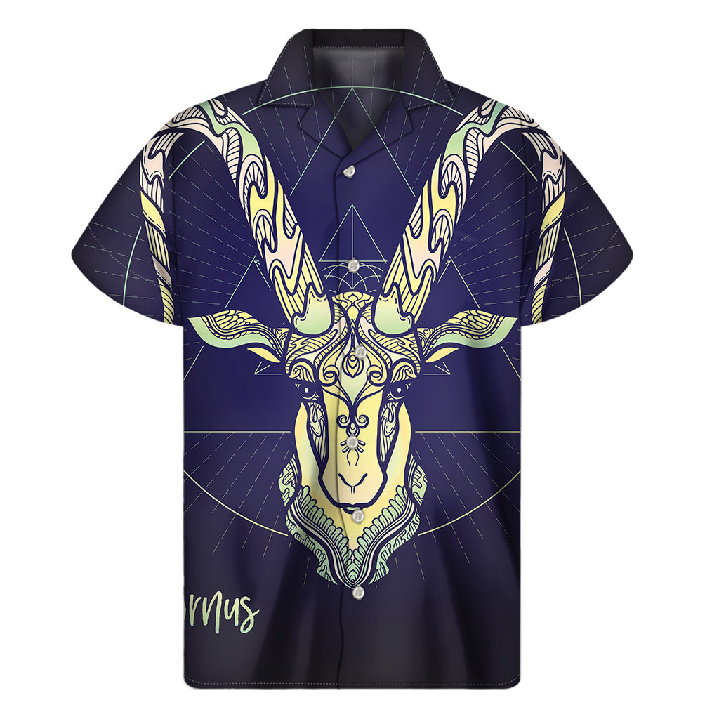 Capricorn Vibes: Hawaiian Short Sleeve Shirt - 1