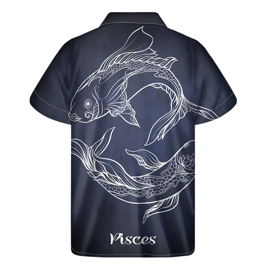 Tropical Pisces Paradise: Men's Hawaiian Short Sleeve Shirt - 1