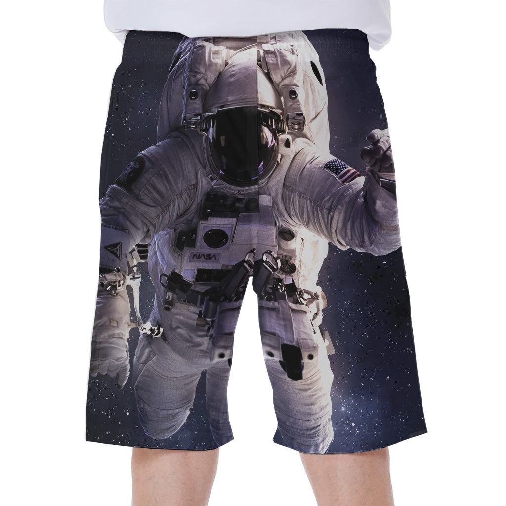 Astronaut Adventure Hawaiian Men's Beach Shorts - 1