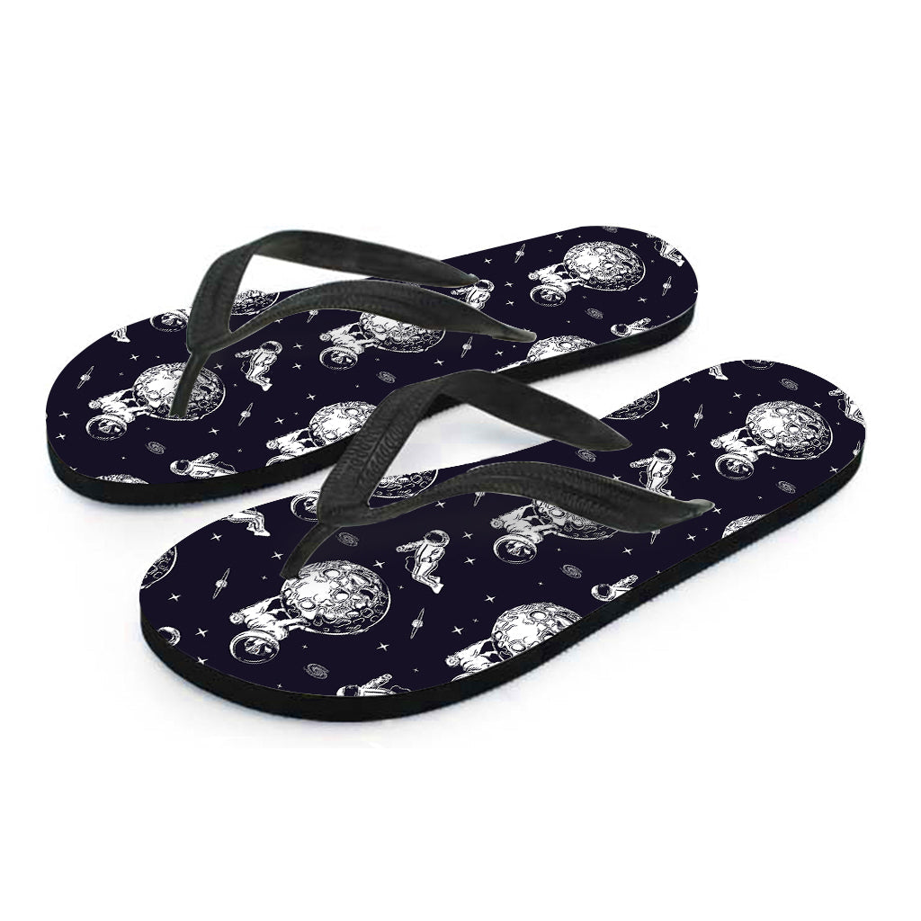 Aloha Space Pug Hawaiian Flip Flops - 2