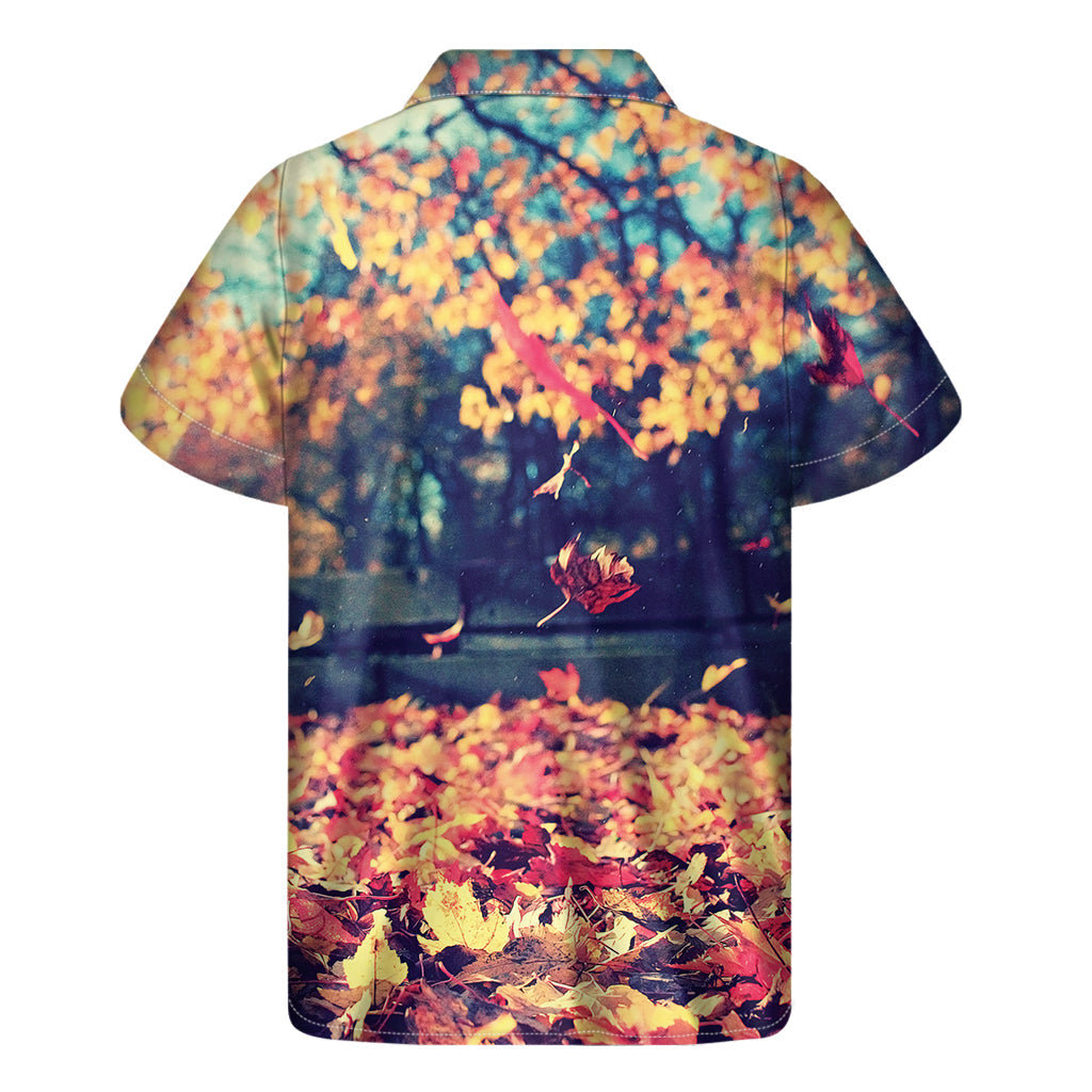 Autumn Leaves Hawaiian Shirt for Men - 2