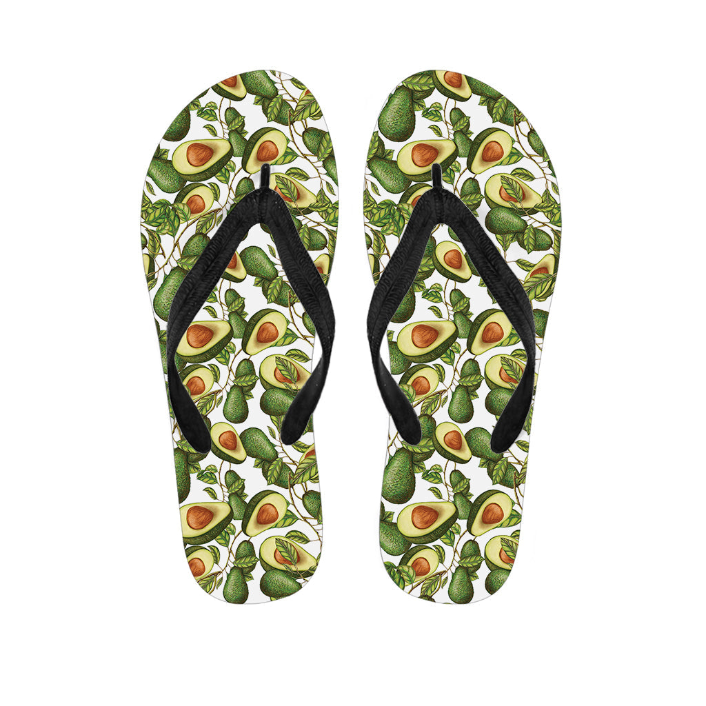 Avocado Aloha: Hawaiian Print Flip Flops for Your Tropical Outfit - 1