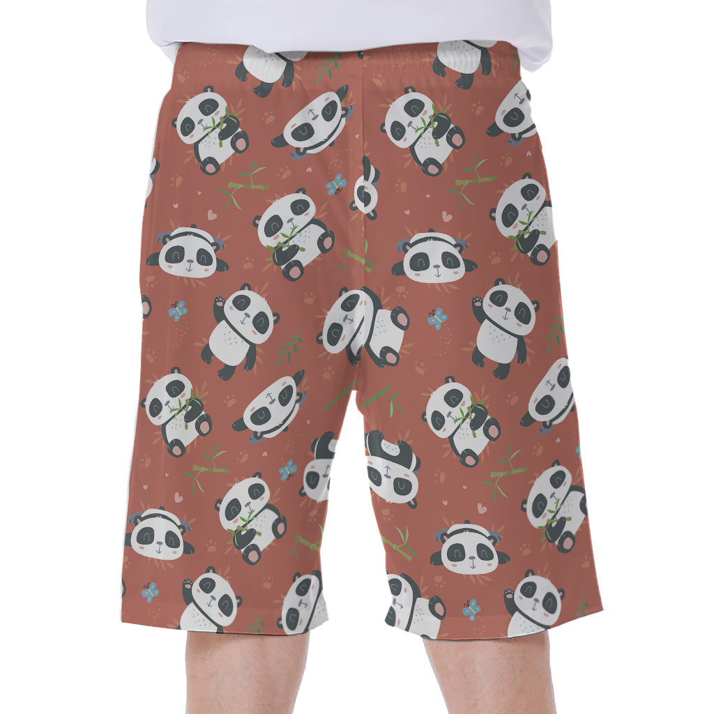 Baby Panda and Bamboo Men's Hawaiian Beach Shorts - Embrace Island Style - 1