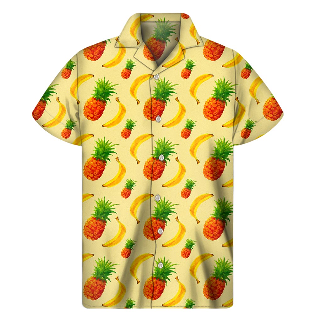 Banana Pineapple Hawaiian Delight Short Sleeve Shirt - 1