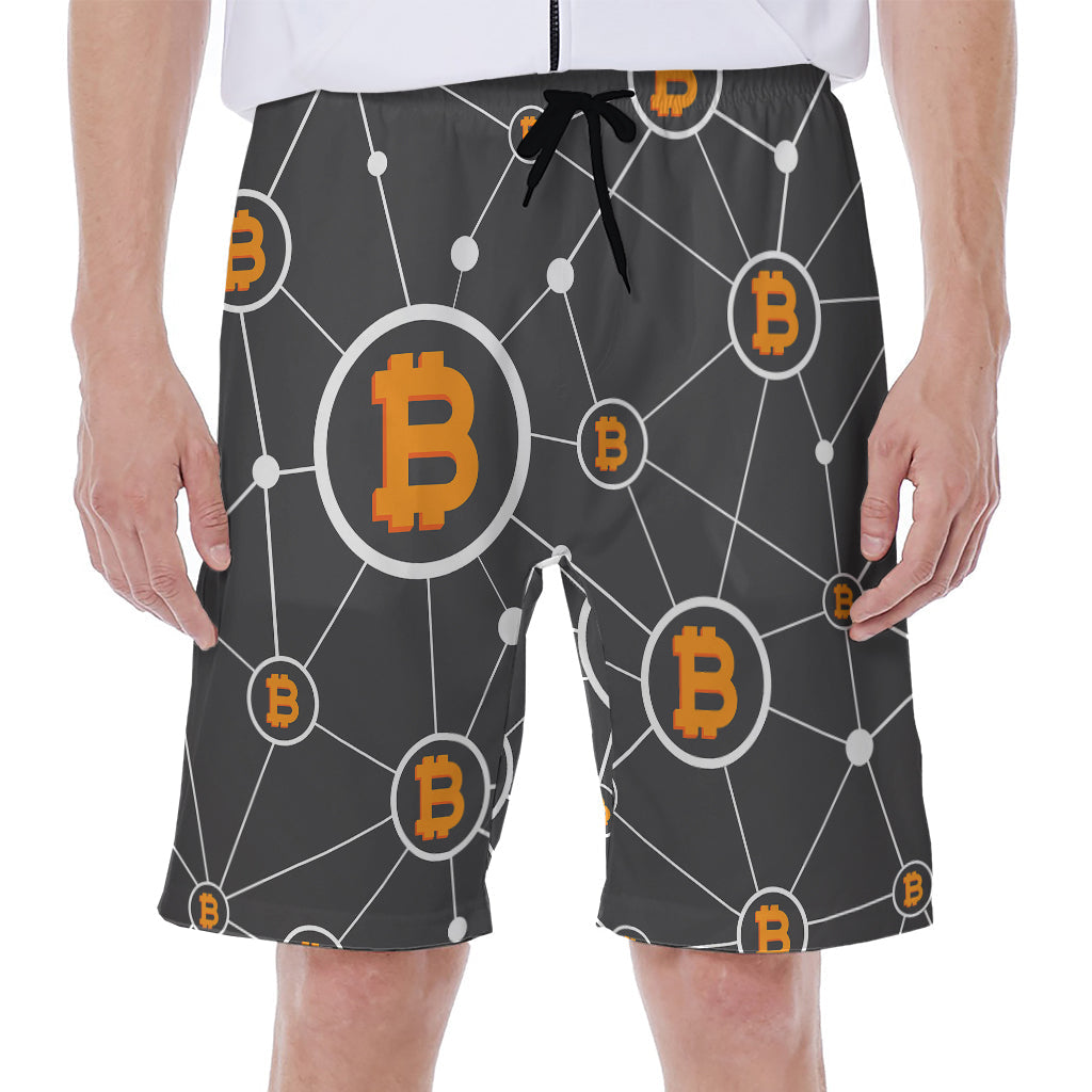 Bitcoin Connection Hawaiian Men's Beach Shorts - 1