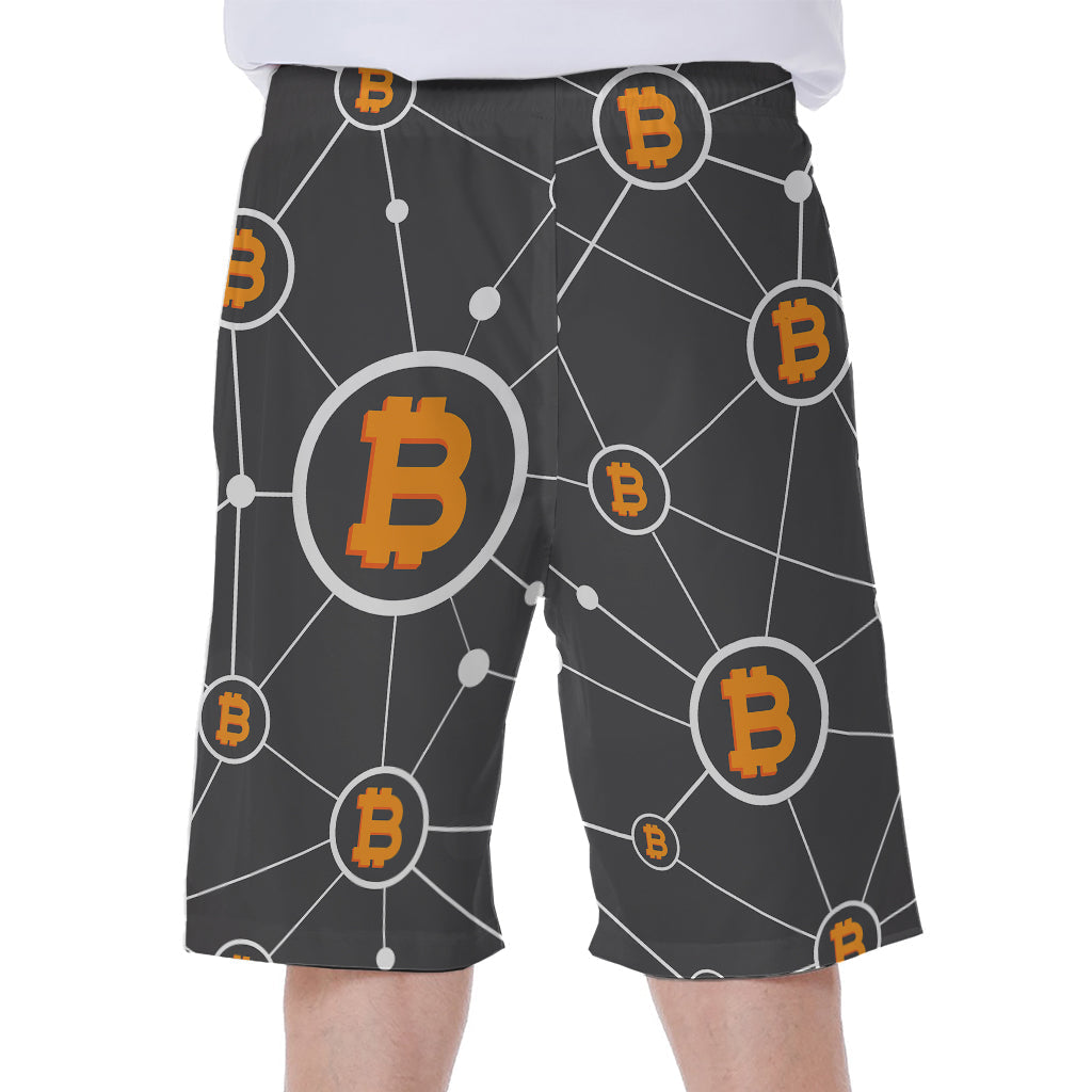 Bitcoin Connection Hawaiian Men's Beach Shorts - 1