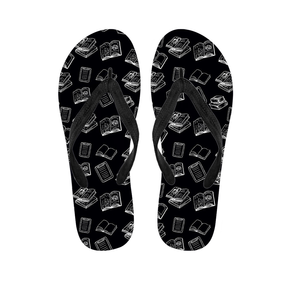 Black and White Books Hawaiian Flip Flops: Step into Island Style! - 1