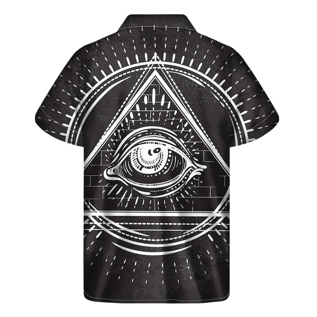 Eye of Providence Hawaiian Print Short Sleeve Shirt - 2