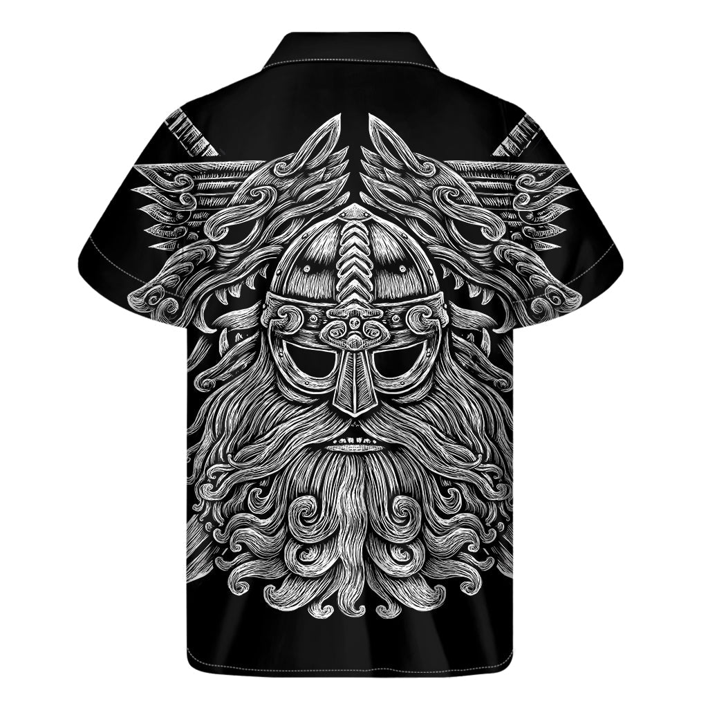 Odin and Wolves Hawaiian Short Sleeve Shirt - 2