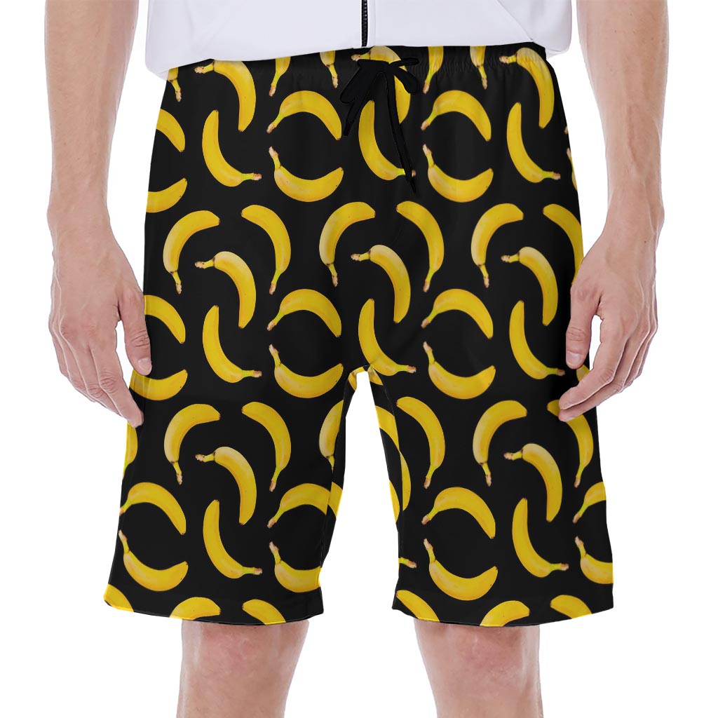 Black Banana Paradise: Hawaiian Men&#39;s Beach Shorts - 1