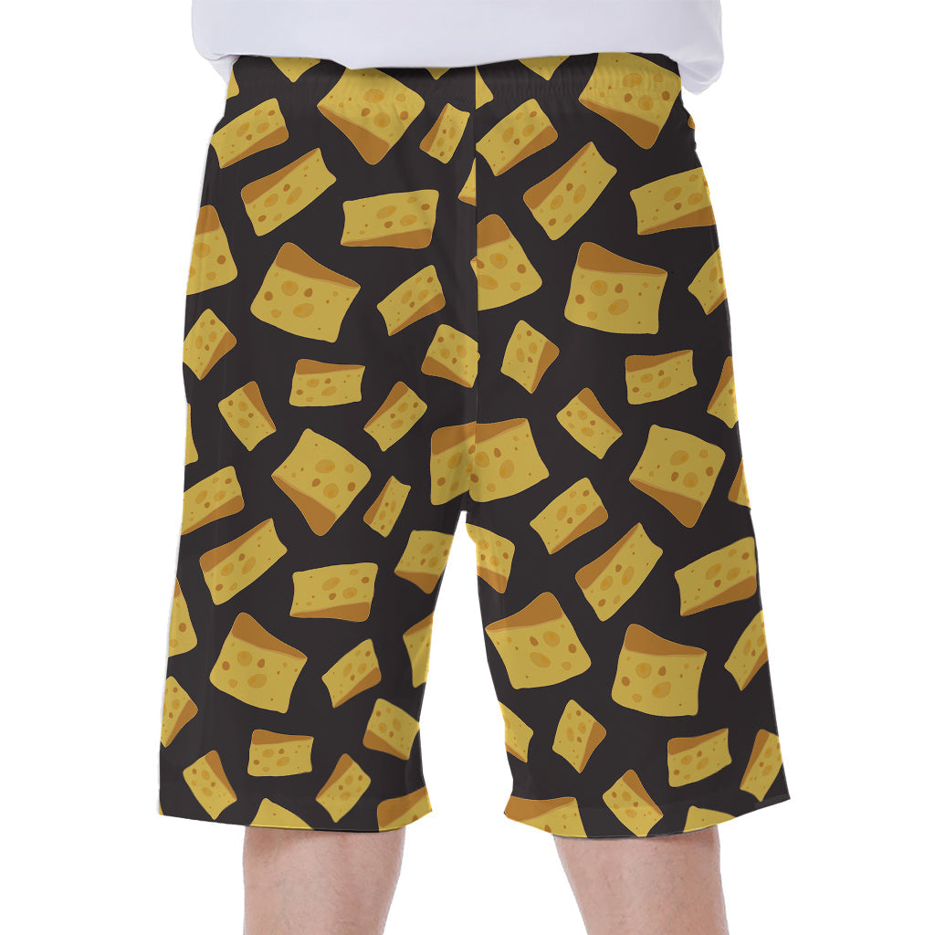 Black Cheese and Holes Hawaiian Beach Shorts for Men - 2