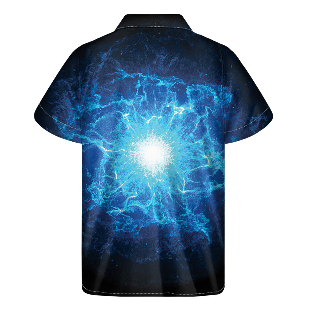 Blue Plasma Hawaiian Short Sleeve Shirt: Embrace the Aloha Spirit in Style - 2