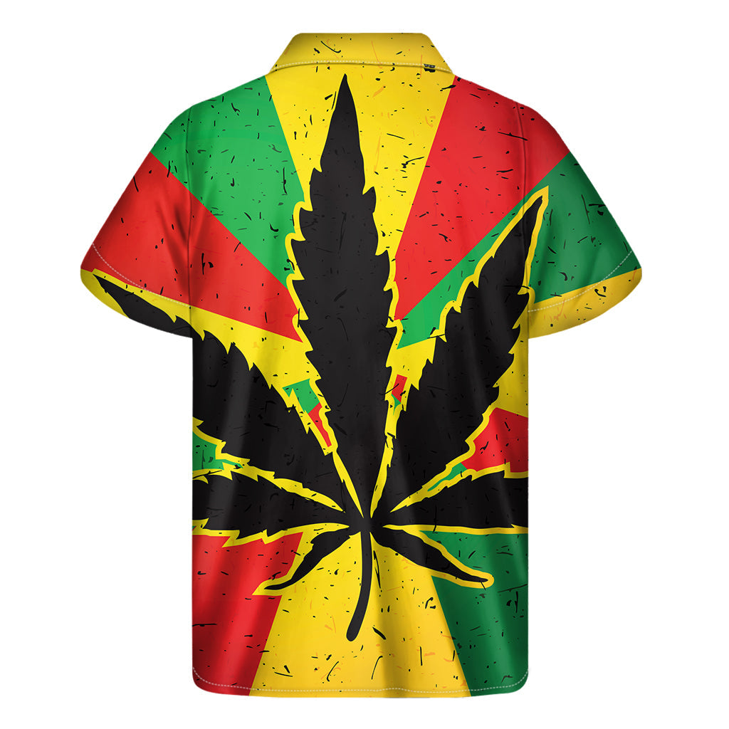 Rasta Cannabis Hawaiian Shirt for Men - 2