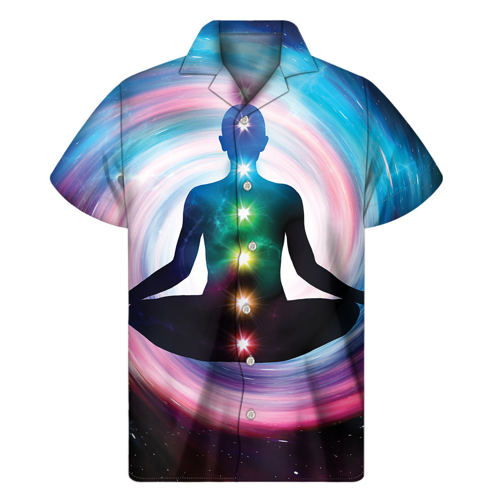 Chakras of the Universe Hawaiian Short Sleeve Shirt - 1