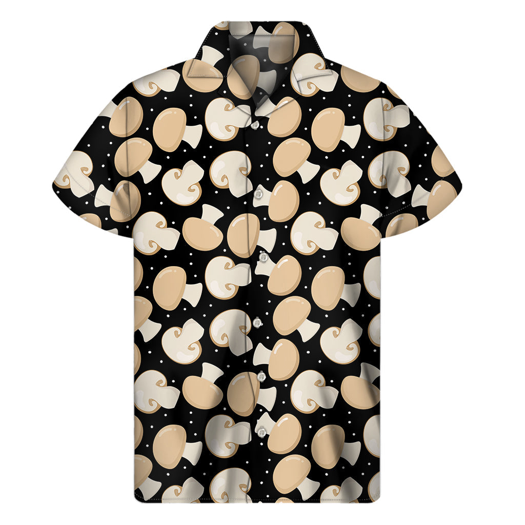 Aloha Champignon: Hawaiian Mushroom Pattern Short Sleeve Shirt - 1