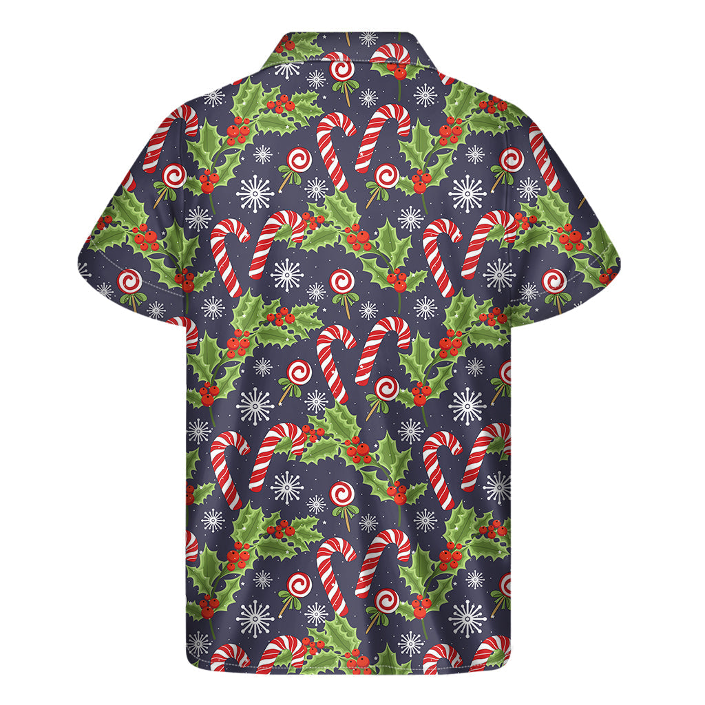 Berry and Candy Christmas Hawaiian Shirt for Men - 1