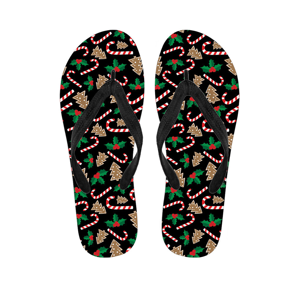 Beachy Treats Hawaiian Print Flip Flops - 1