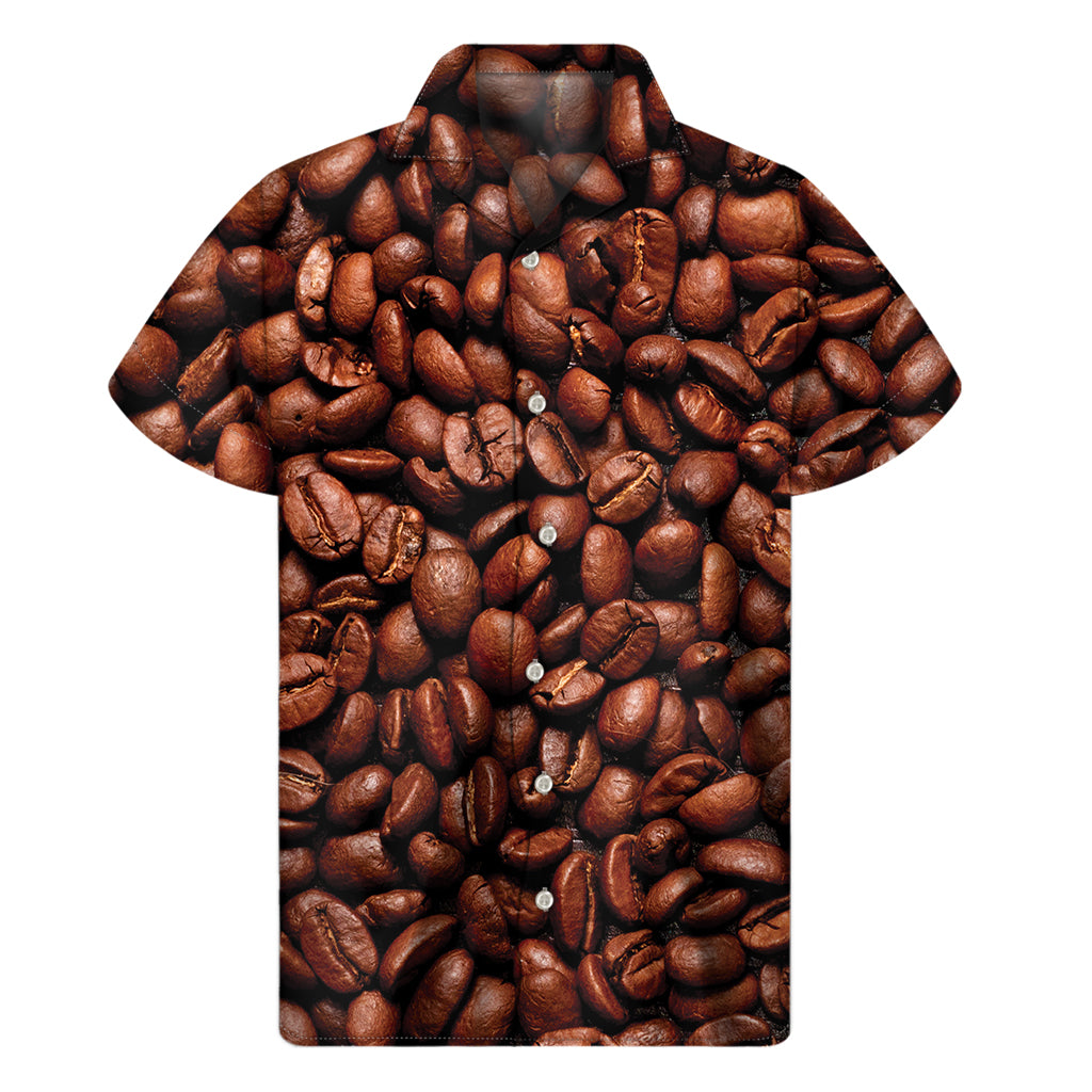 Royal Kona Coffee Beans Hawaiian Short Sleeve Shirt - 1