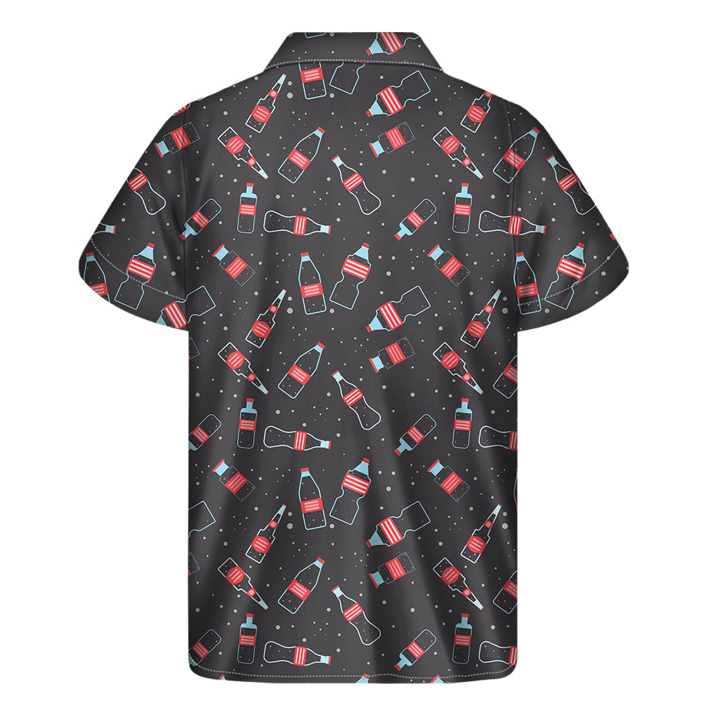 Island Vibes: Cola Bottle Pattern Hawaiian Short Sleeve Shirt - 2