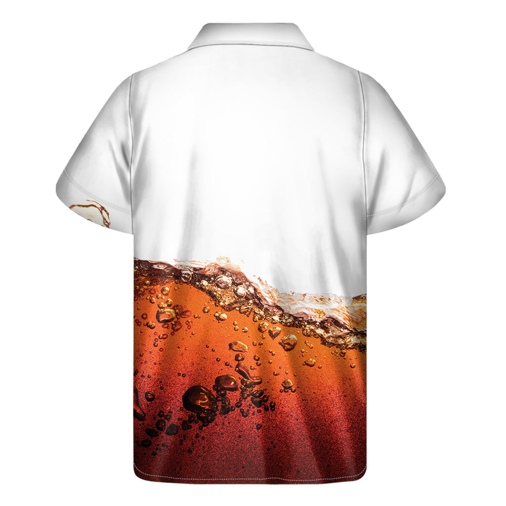 Island Vibes: Hawaiian Cola Print Short Sleeve Shirt - 2