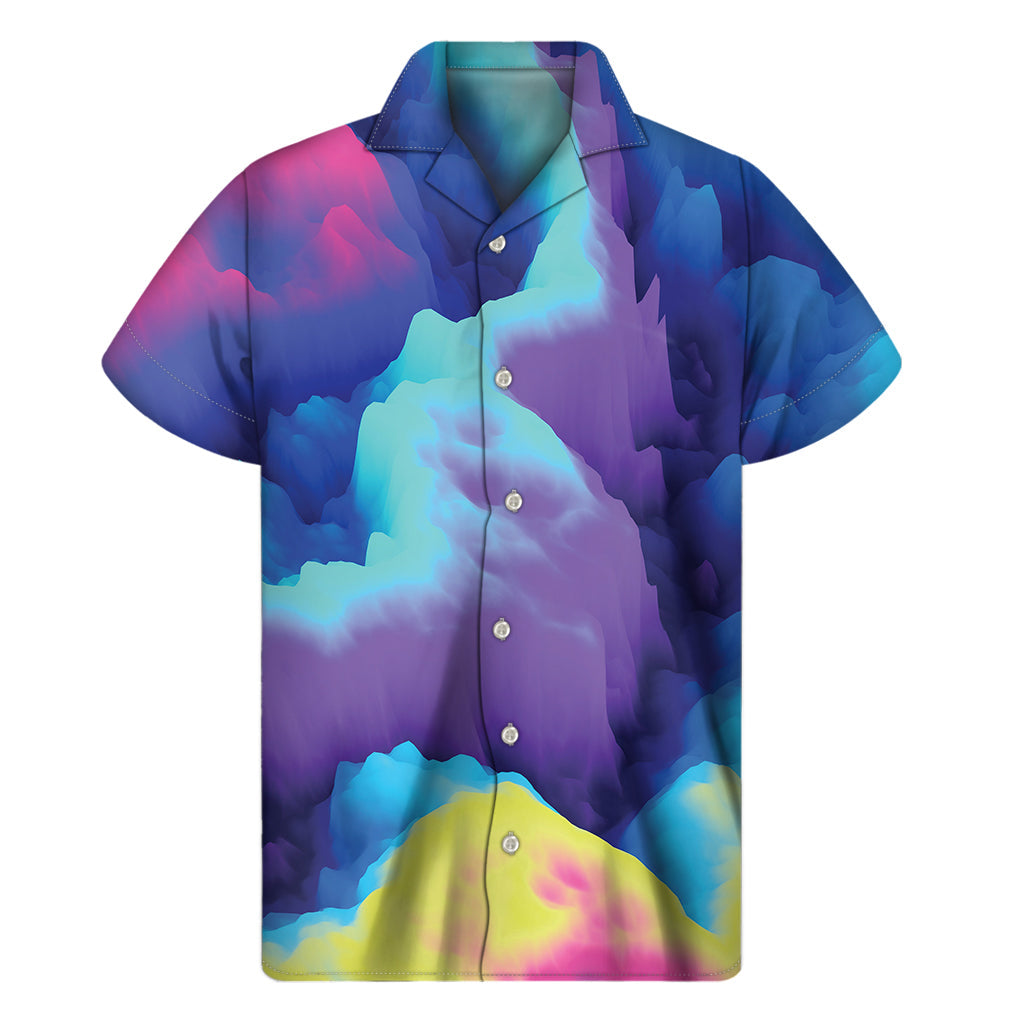 Cloudy Hawaiian Bliss Short Sleeve Shirt - 1