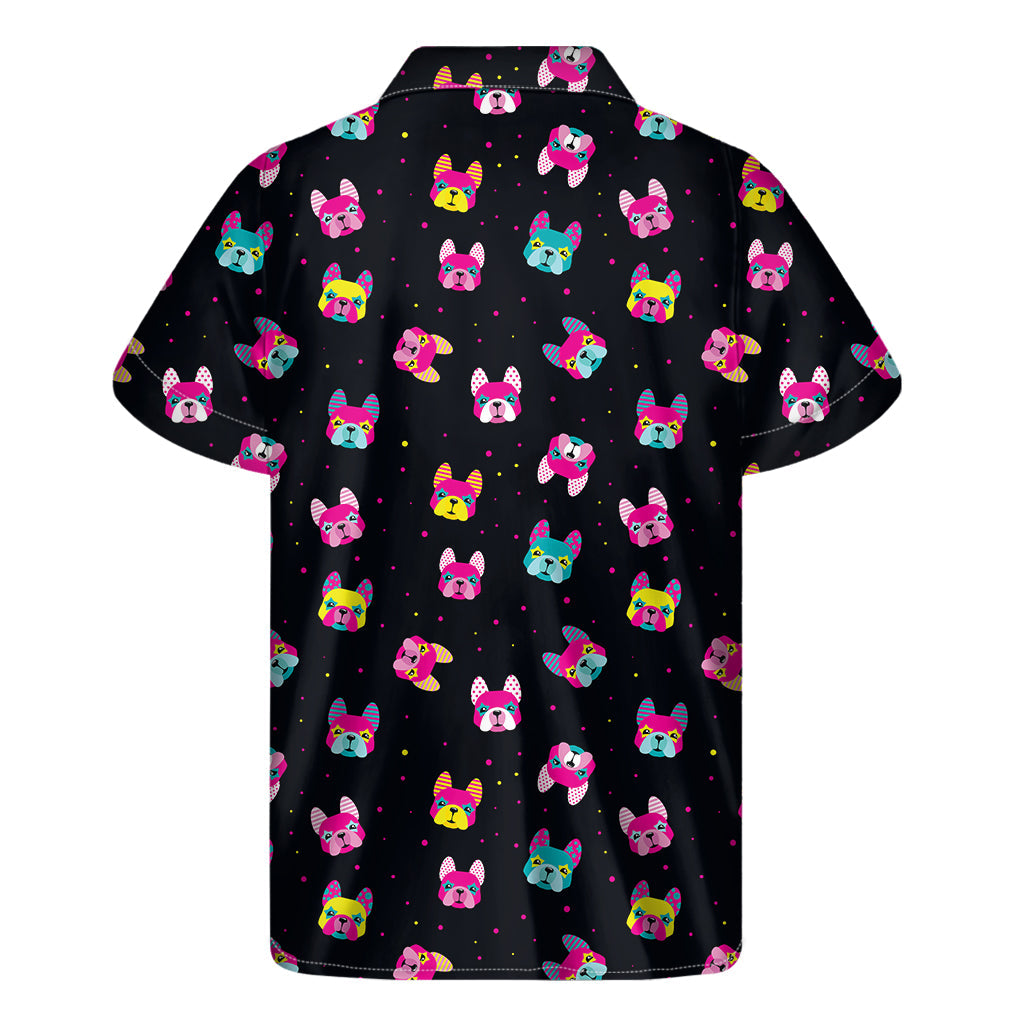 Tropical Vibes: Colorful French Bulldog Hawaiian Shirt - 2