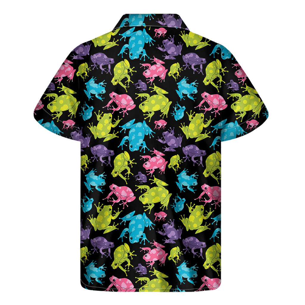 Colorful Frog Pattern Hawaiian Shirt - Embrace the Aloha Style - 2