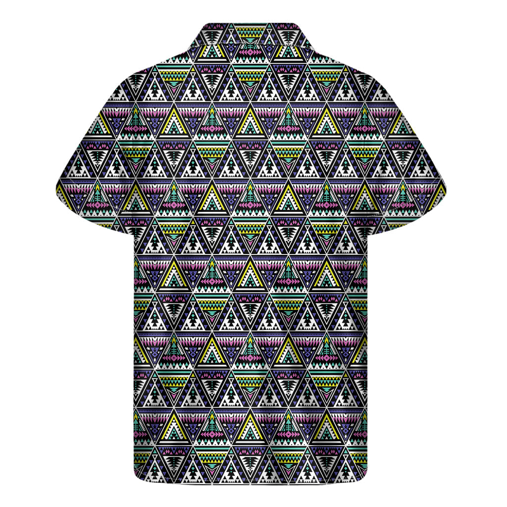 Colorful Geometric Hawaiian Aloha Shirt - 2