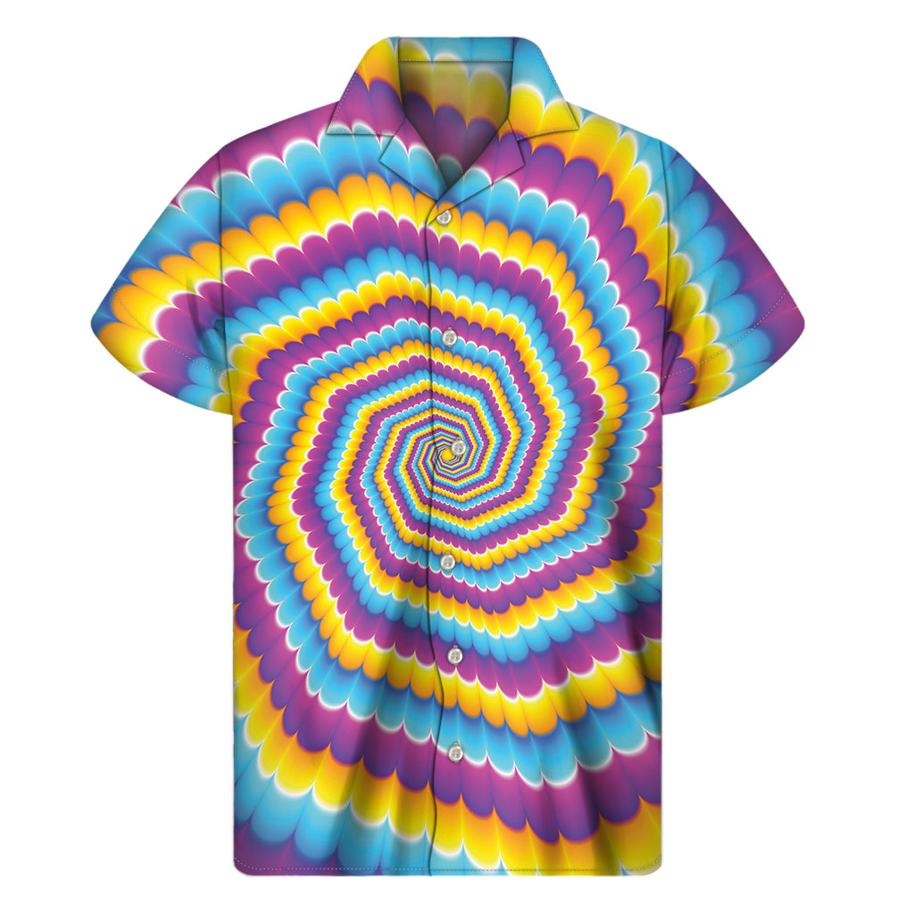 Spiral Illusion Hawaiian Shirt - Embrace the Aloha Spirit in Style - 1