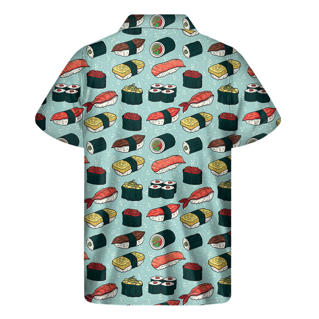 Tropical Vibes: Colorful Sushi and Rolls Hawaiian Shirt - 2