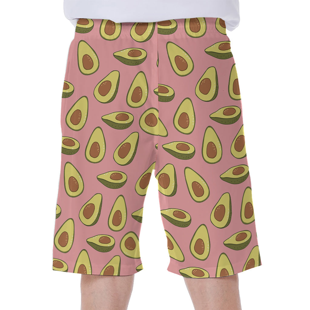 Avocado Aloha: Men's Hawaiian Beach Shorts - 1