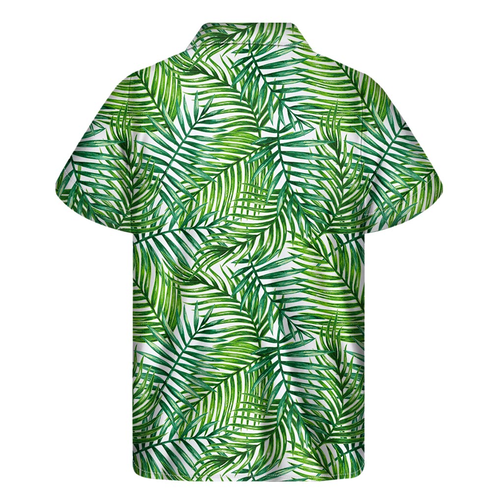 Island Vibes: Men&#39;s Exotic Tropical Leaf Pattern Hawaiian Shirt - 2