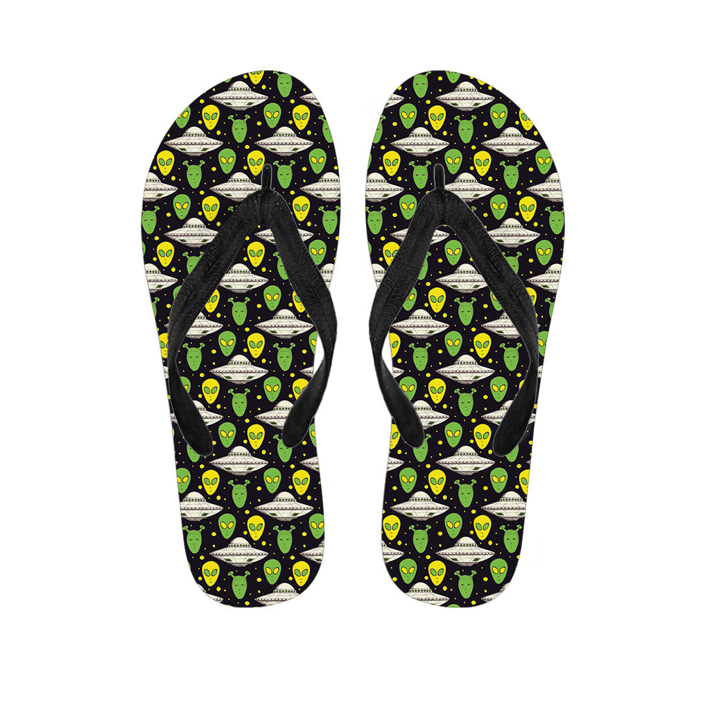 Alien Oasis: Hawaiian Flip Flops with Space Print - 1